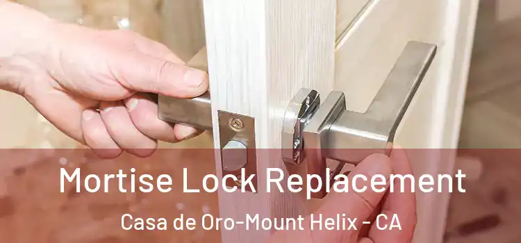 Mortise Lock Replacement Casa de Oro-Mount Helix - CA