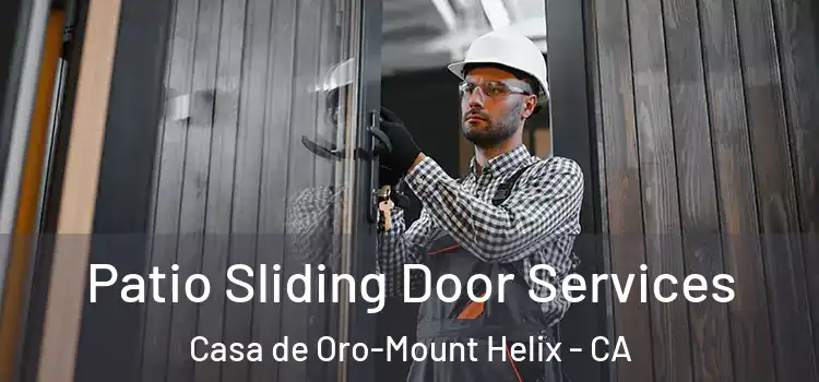 Patio Sliding Door Services Casa de Oro-Mount Helix - CA